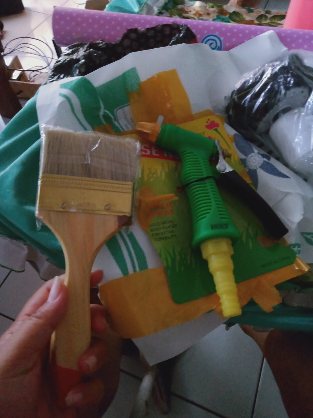 Kunci Pintu Besar Plat Putih Kuning Panjang 25 Cm / Handel Pintu Besar Plat