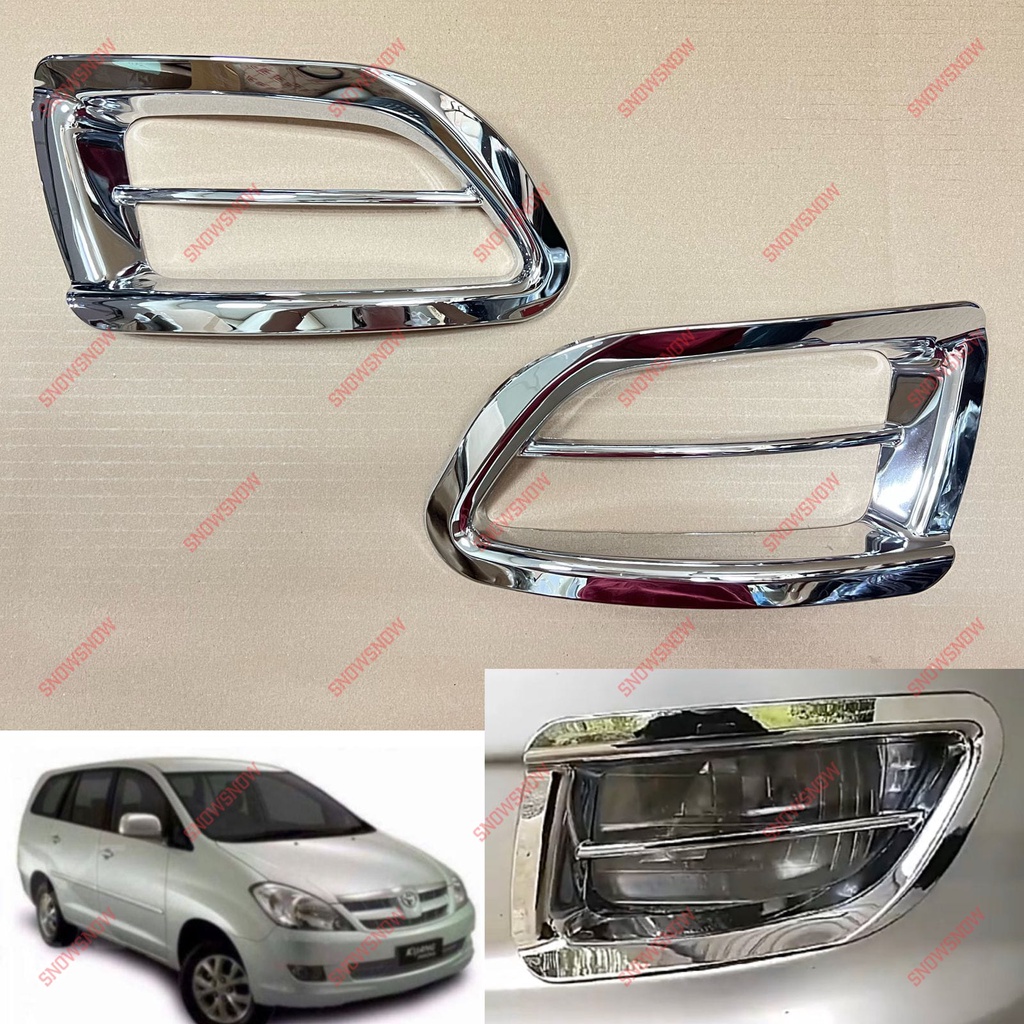 Foglamp Cover Ring Fog Lamp Innova Lama Old 2004 2007 Chrome