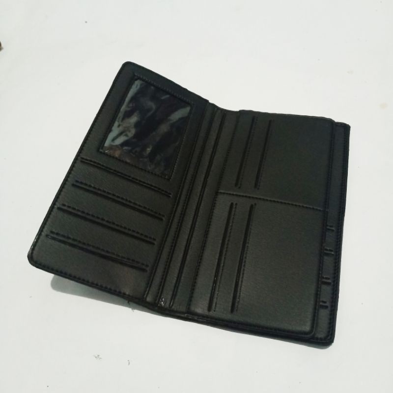 DOMPET PRIA SEMI KULIT PANJANG HITAM