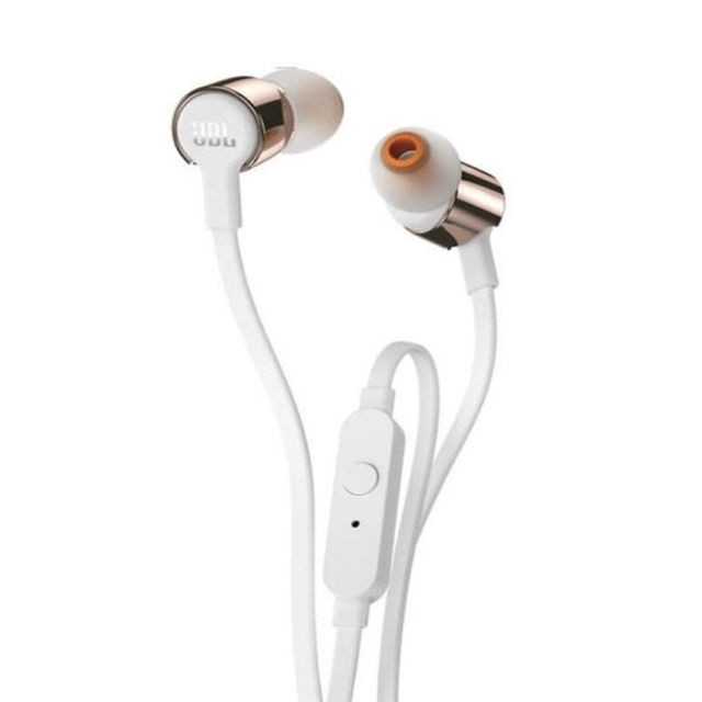 JBL T210 In Ear Earphone Rose Gold | Headset Headphone T 210
