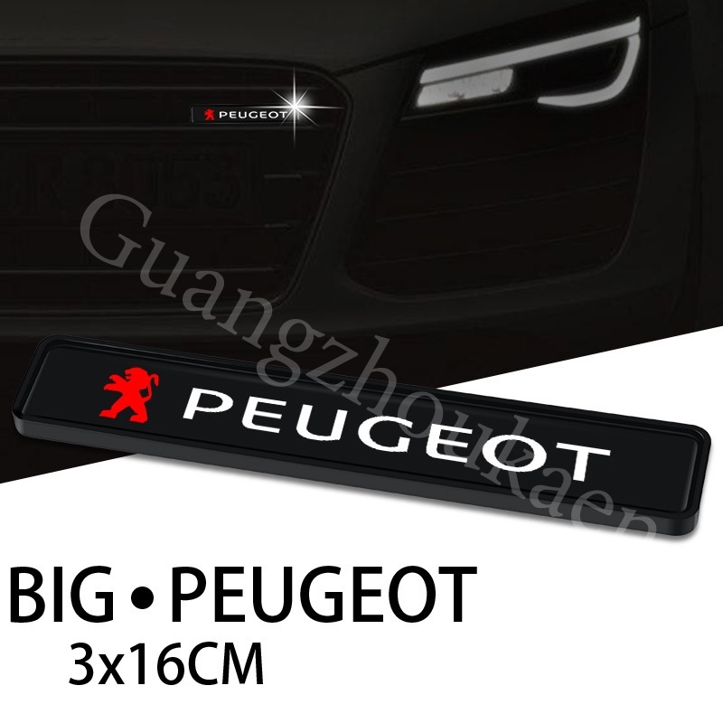 Peugeot Lampu LED Logo  Untuk Dekorasi Kap Depan Mobil 206 406 307 306 505 504 5008