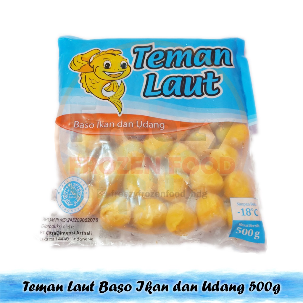 Jual Teman Laut Baso Ikan Dan Udang 500g Shopee Indonesia