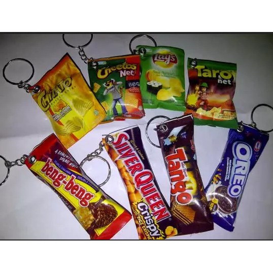 GANTUNGAN KUNCI MINIATUR SNACK SOUVENIR ULANG TAHUN PERNIKAHAN