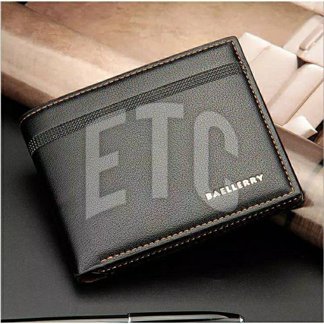 BAELLERRY Exclusive Original Dompet Lipat Pria / Short Wallet Impor Branded