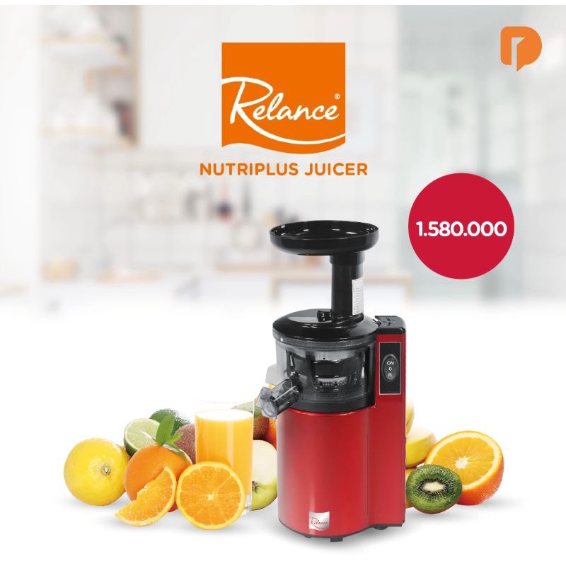 READY Slow Juicer ORIGINAL Relance Nutriplus Juicer LEJEL kapasitas besar low Watt best seller impor