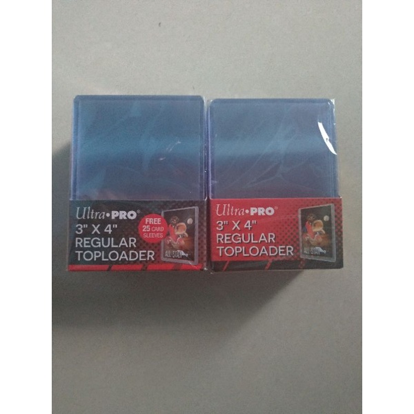 (1 PACK) ULTRA PRO/ SULTAN/ CENTRAL MAINAN TOPLOADER REGULAR 3&quot; x 4&quot;