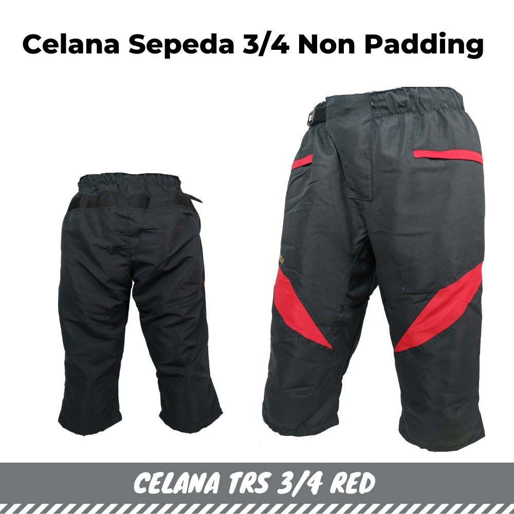 Celana Sepeda Non Padding Pendek Murmer 3/4