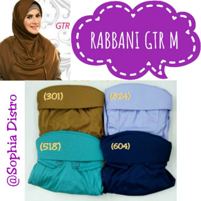 GTR V1 M Kerudung Instan Rabbani