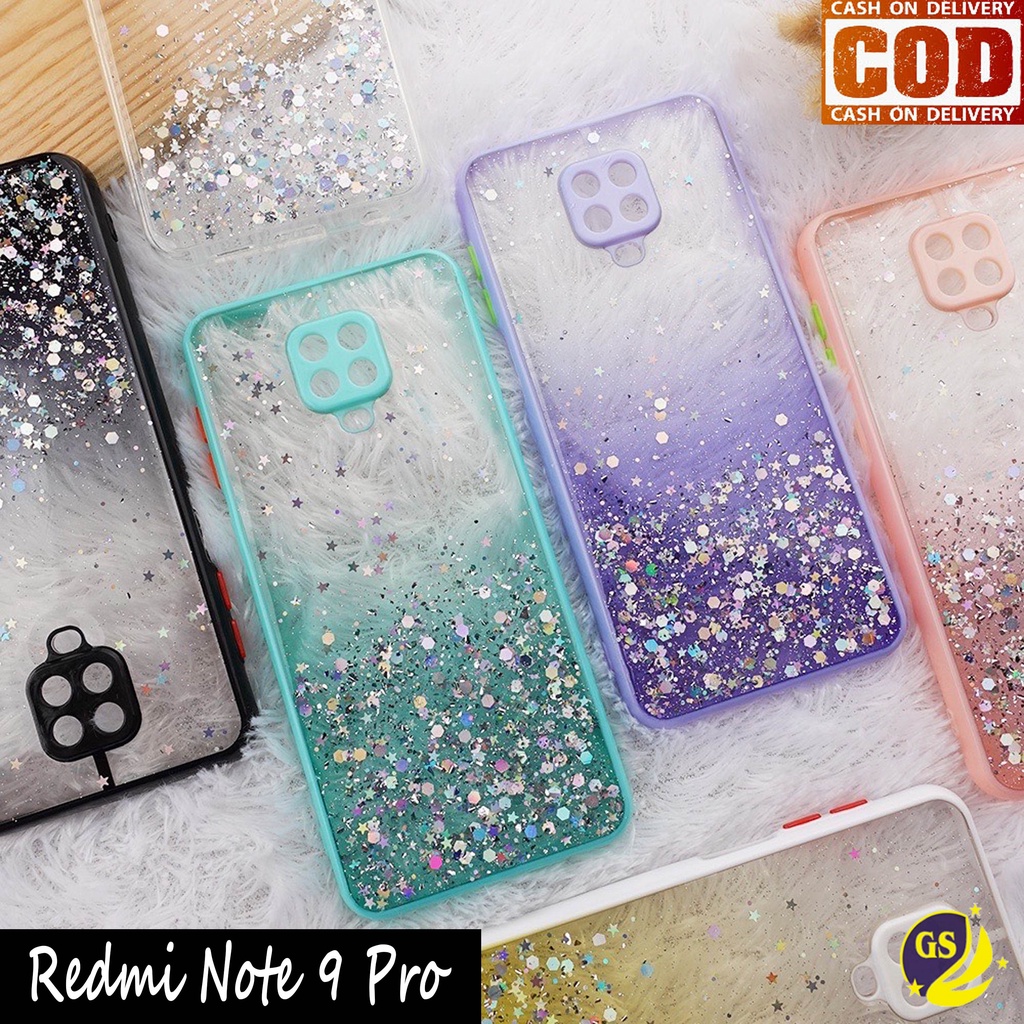 Xiaomi Redmi Note 10 5G / Redmi Note 10 10 Pro 4G Note  9 8 Pro Redmi 9T 9C 9A 9 Case Dove Glitter Bling Star Light Candy  Camera Macaron Gliter Pelindung Kamera