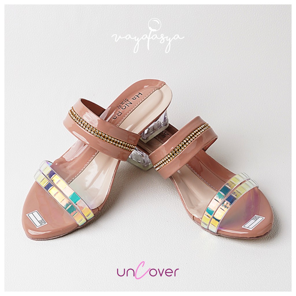 Vayatasya Ha No Ra | Uncover Slip On Anak Perempuan | Sandal Sepatu High heel