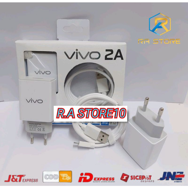 charger vivo 2A model m2 xm original vivo v5 v3 y91 y91c y12 fast charging 2A Micro Usb