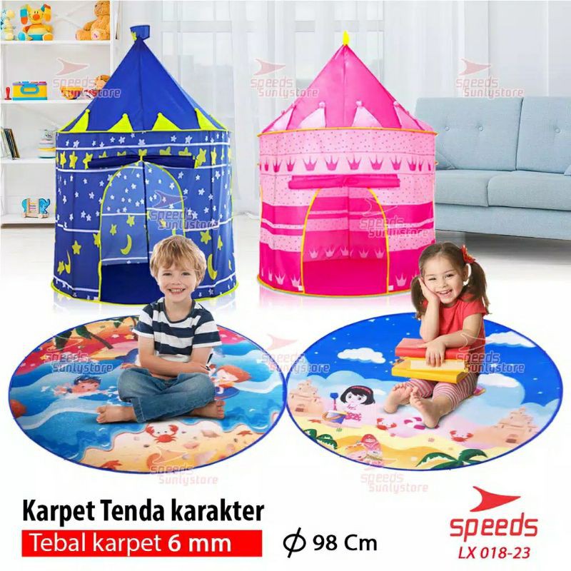 Tenda Anak Bermain Model Castle Kids Camping indoor Outdoor Anak