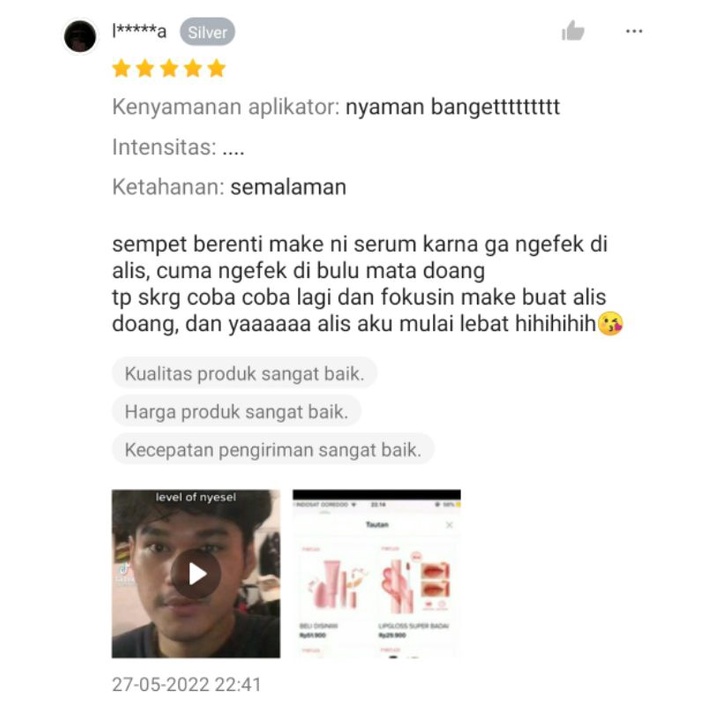 SERUM  PENUMBUH BULU MATA | SERUM PENEBAL ALIS | FREE SISIR MASKARA |