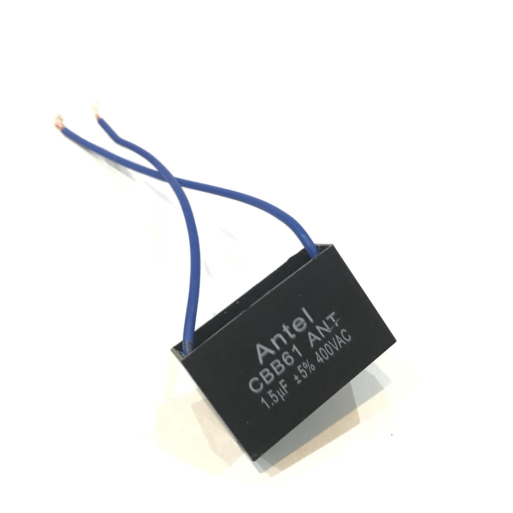 Kapasitor capasitor Kotak Kipas Angin 1,5uF - 400V 50/60HZ