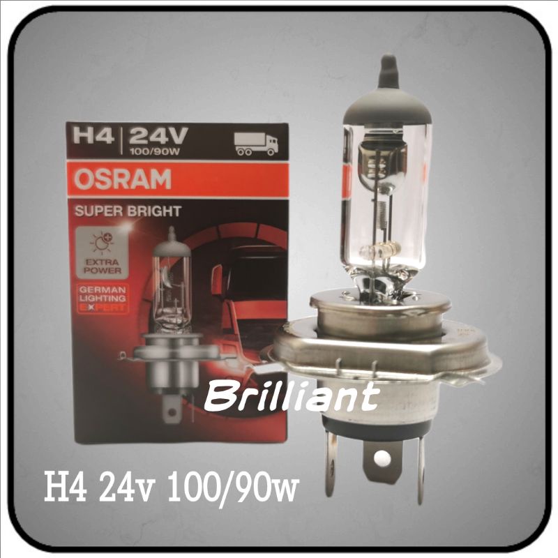 Bohlam Lampu Halogen - OSRAM Original - H4 / H7 / H11 / H16 / HB3 9005 / HB4 9006 / HIR2 9012 - Harga Satuan