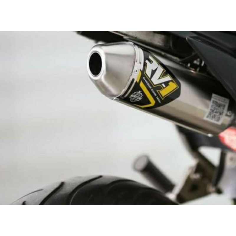 Knalpot Norifumi Rv1 N4 CRF 150L Logo baru ORIGINAL