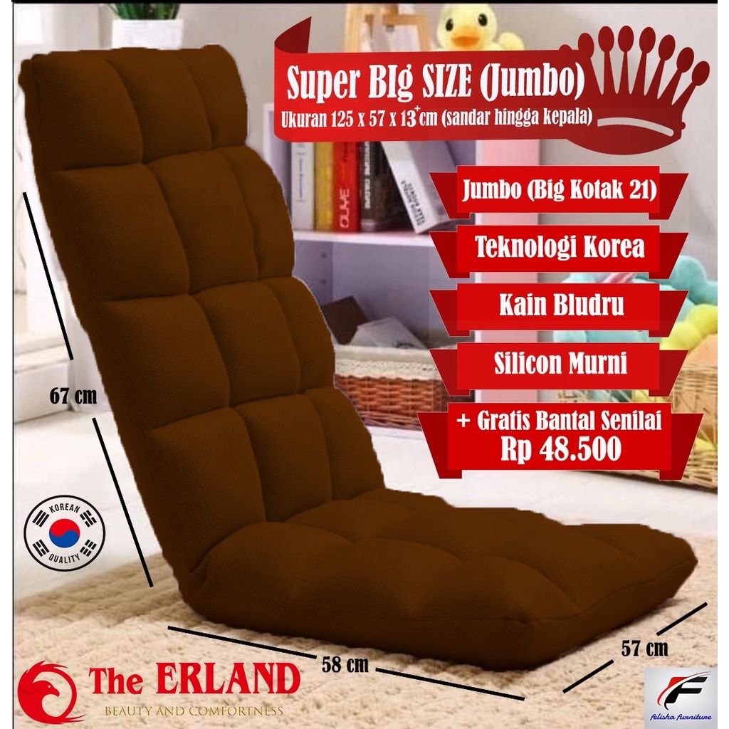 Kursi Lesehan Super Besar / Kursi Tatami Jumbo The ERLAND