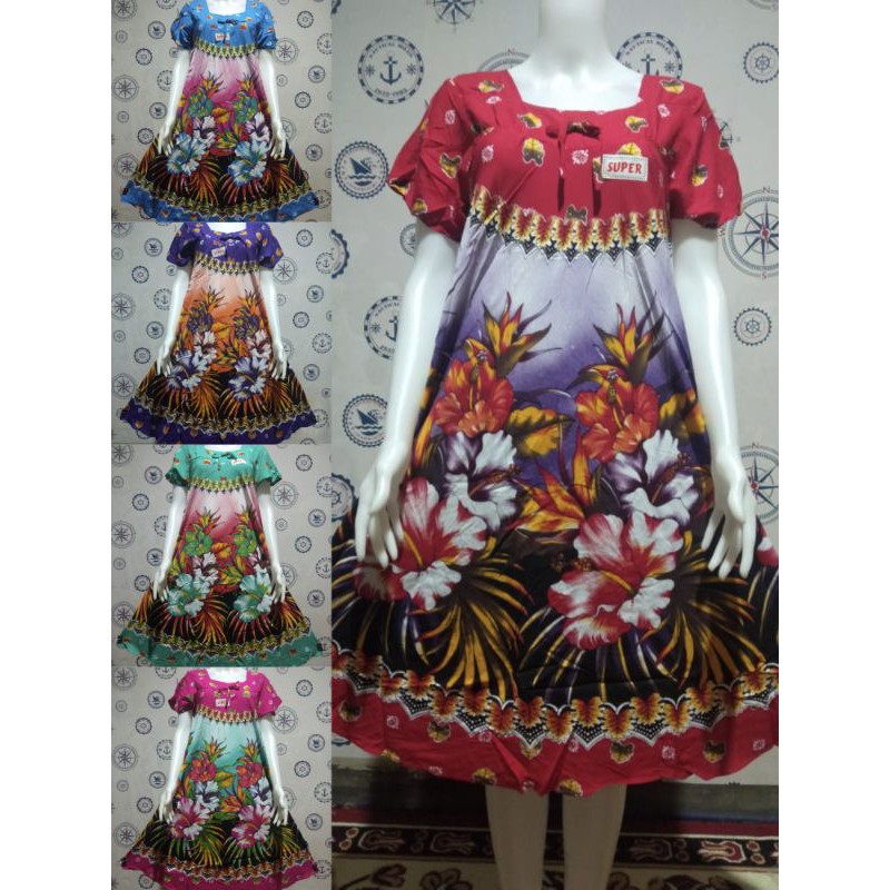 DASTER KLOK PITA KENCANA UNGU MULTIWARNA