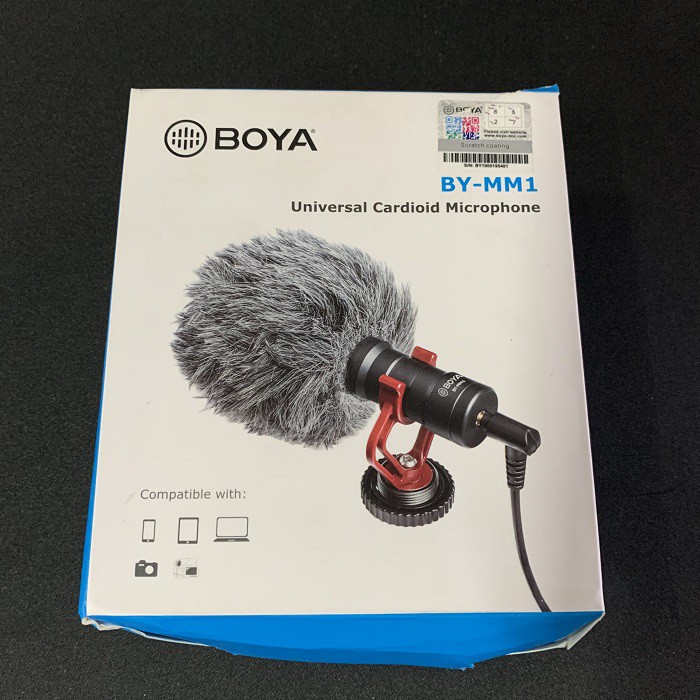 Microphone Bulu BOYA Shotgun Mic Kamera Dslr Hp Mirrorless