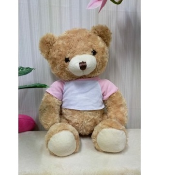 Boneka Teddy Bear T-shirt Size 12&quot;/31cm/boneka bear/boneka lucu