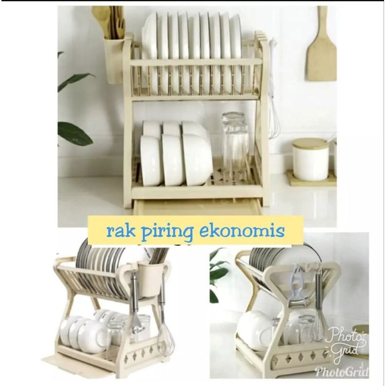 rak piring/rak piring ekonomis/rak piring plastik/rak piring meja