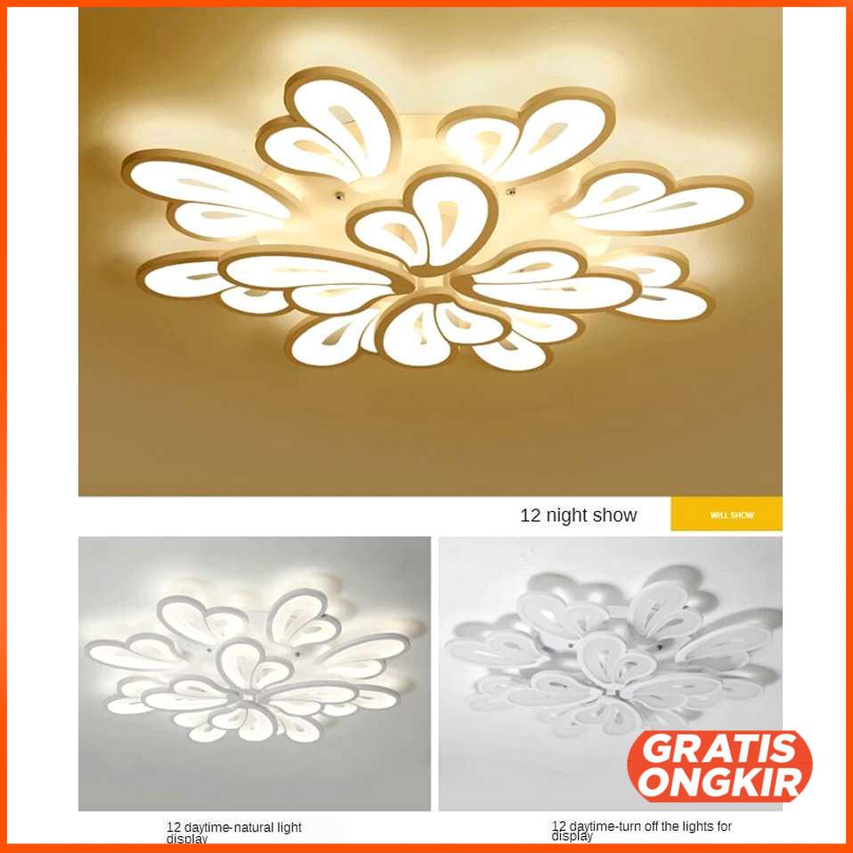 Lampu LED Plafon Modern Ceiling Light 12 Heart - DF8039