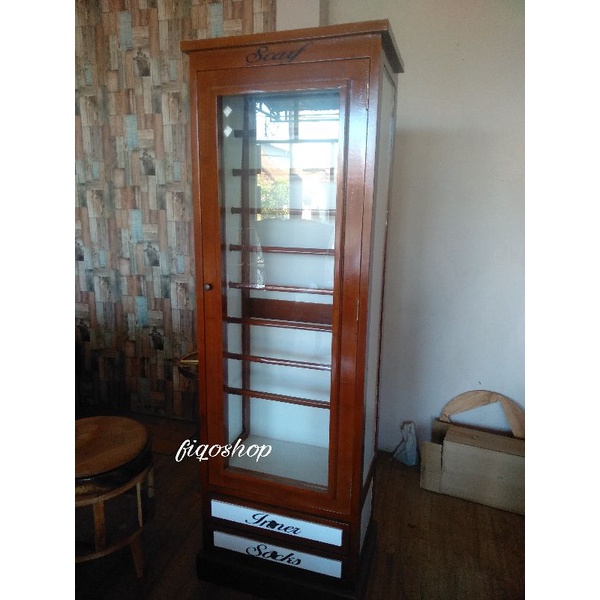 Almari Jilbab Scarf Lemari Gantung Hijab Kayu Mahoni Furniture Jepara