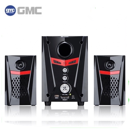 Speaker Aktif GMC 888D1 Audio Multimedia 2.1 Super Woofer Spiker Bluetooth terbaru