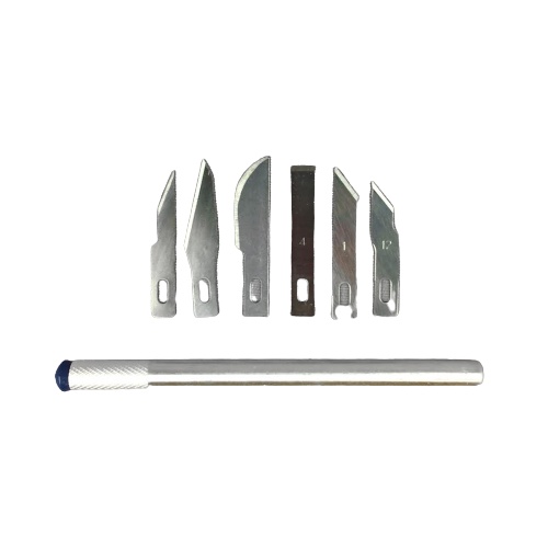 Pisau Ukir Service IC Precision 7 pcs Hobby Knife Set Refill Isi 6 Mata Pisau