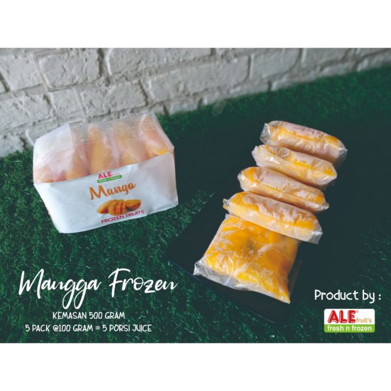 

Mango frozen - Buah Mangga beku 500gr,buah mangga beku,daging buah mangga frozen,kwalitas super