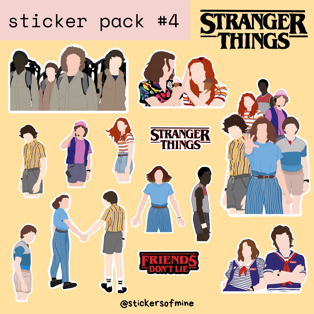 

Sticker Pack #4 | STRANGER THINGS