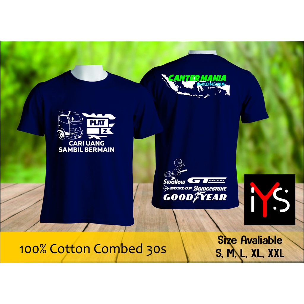KAOS CANTER TRUCK PLAT Z II BAJU KEREN CARI UANG SAMBIL BERMAIN