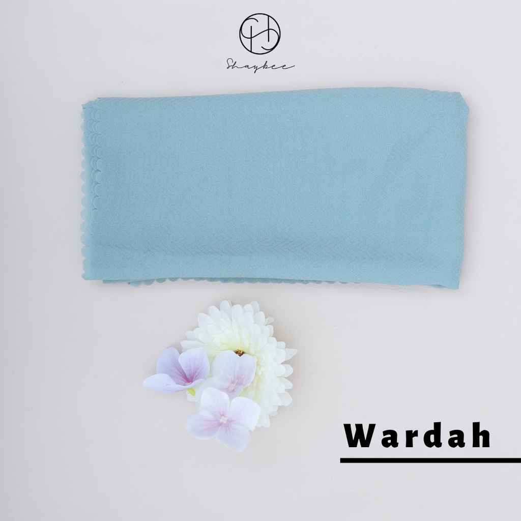 Hijab Potton Venus Segiempat | Bahan Pollycotton Venus | Hijab Daily By Shaybee.id-Wardah
