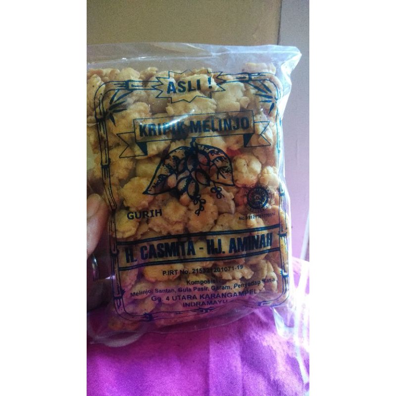 

T.O.P KRIPIK MELINJO H. CASMITA 200gr // Makanan khas Indramayu