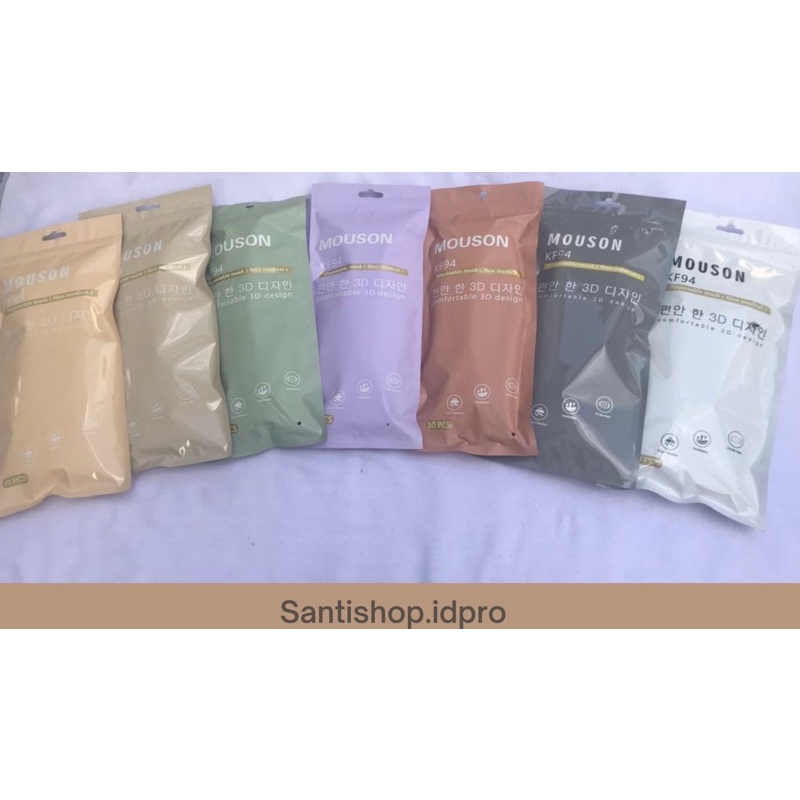 MASKER KF94 /KF94 MOUSON/CAREION/WEMASK Masker Korea 4ply Evo Premium 4D