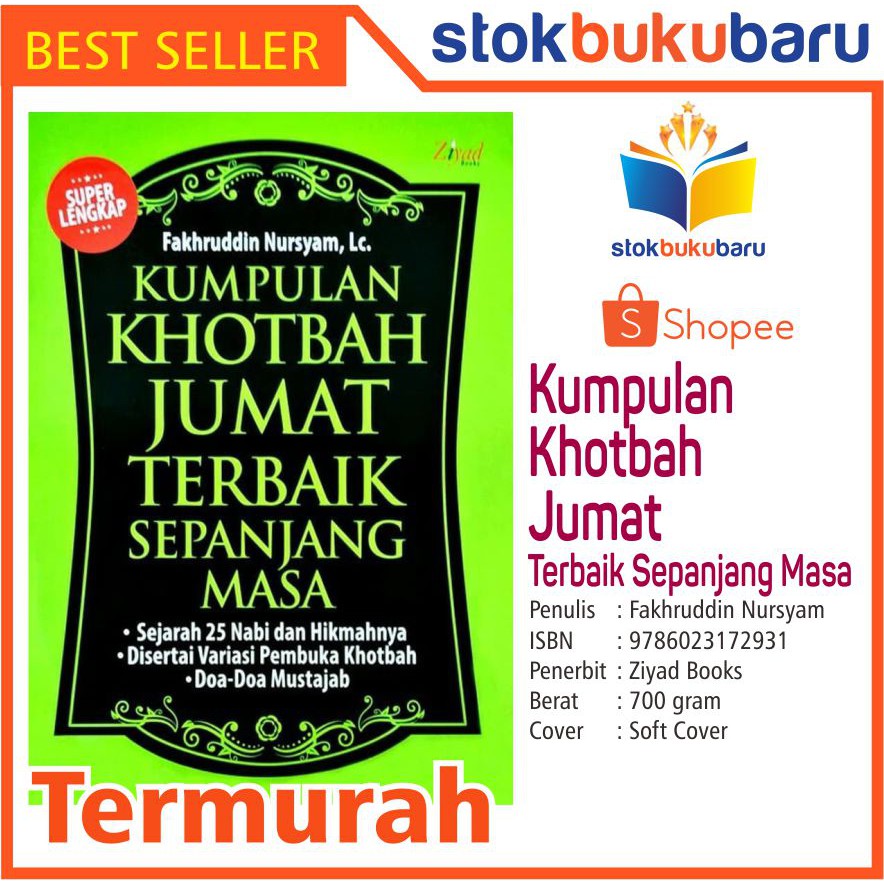 BUKU Kumpulan Khotbah Jumat Terbaik Sepanjang Masa