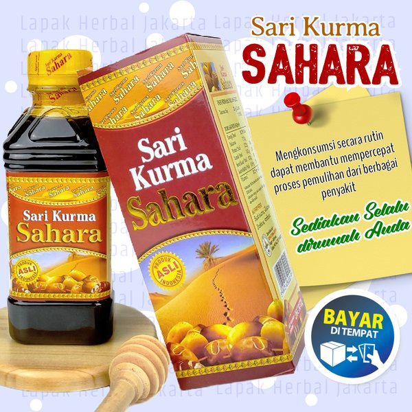 Sari Kurma Sahara 330gr ( Sari Kurma ) Obat Demam Berdarah DBD 330 PRIMA LESTARI