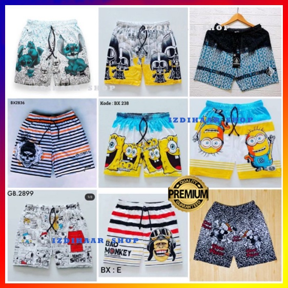 BOXER PRIA WANITA | CELANA PENDEK PRIA | BOXER UNISEX | BOXER MOTIF DEWASA | KOLOR PRIA | CELANA TARTAN