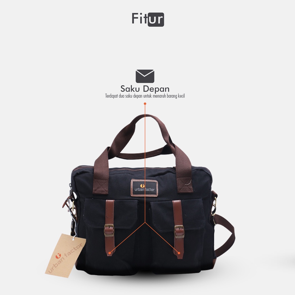 Tas Selempang Laptop urban factor - Busy | Tas laptop Pria Unisex