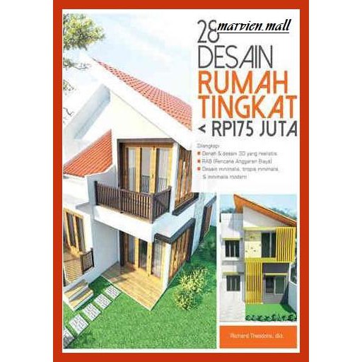 

buku-arsitek- 28 desain rumah tingkat < rp 175 juta -design.