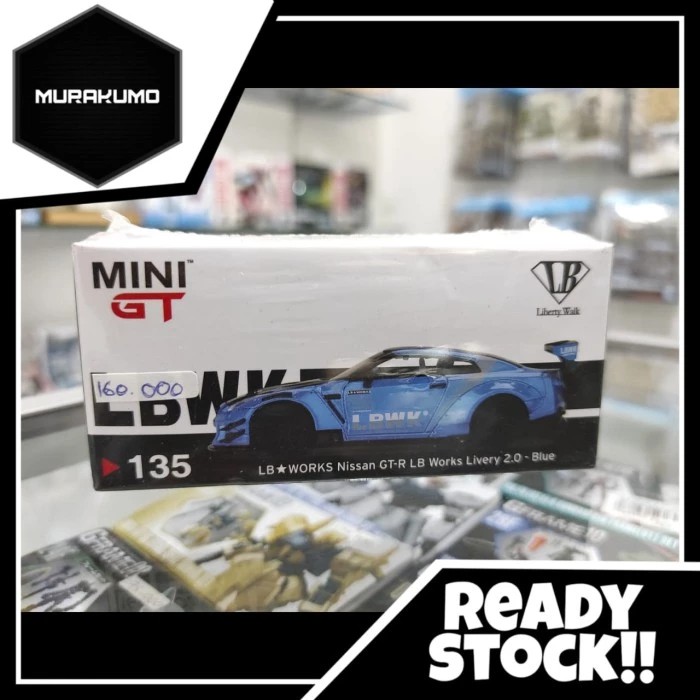 LBWK Nissan GT-R LB Works Livery Blue