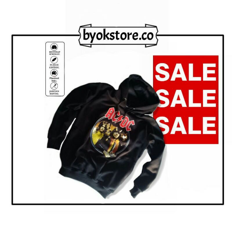 Hoodie ACDC Sweater ACDC Hoodie Musik Byokstore.co