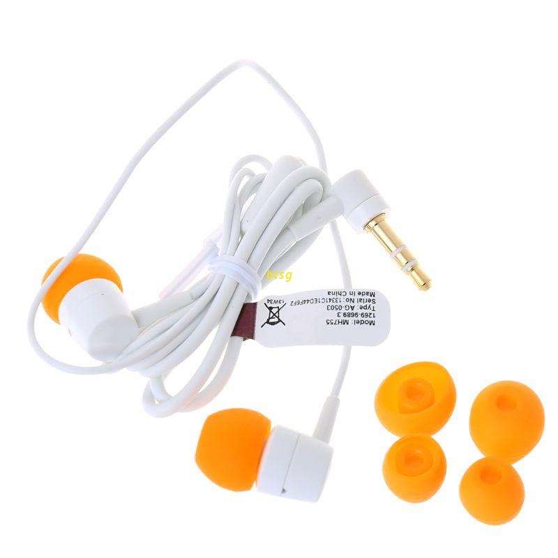Btsg Mh755 Headset Earphone Stereo Kabel Panjang / Pendek Ringan Jack 3.5mm Untuk Sony