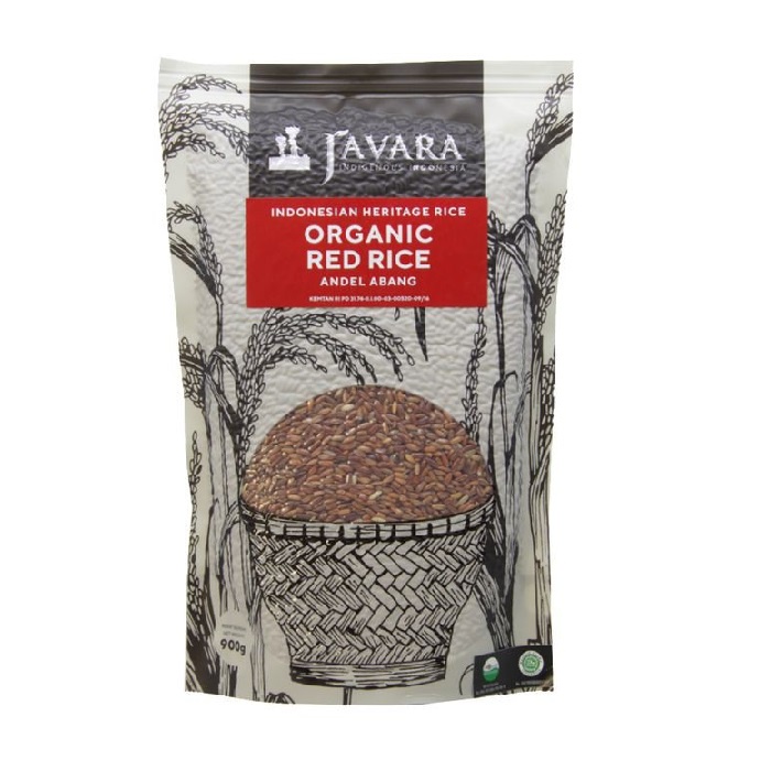 

beras merah andel abang pecah kulit unpolished rice javara 900