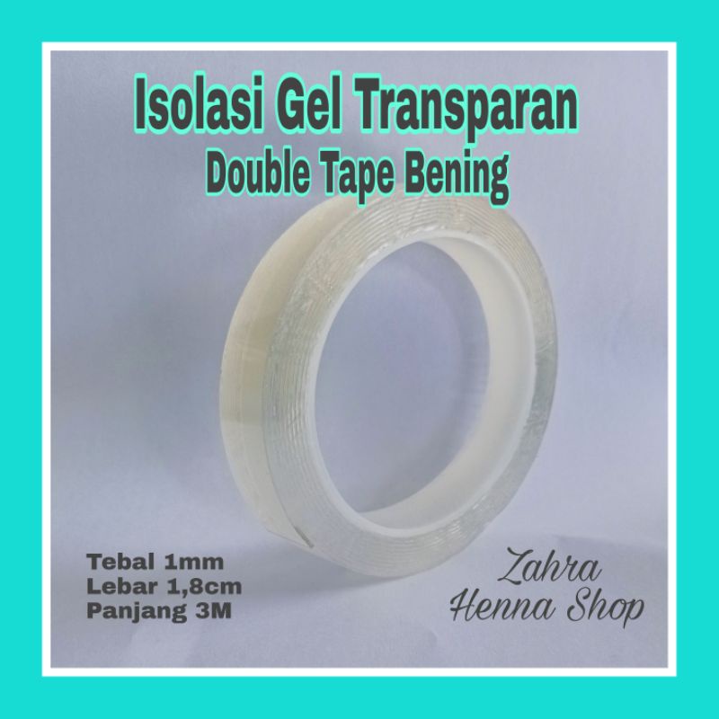 

Isolasi Gel Double Tape Bening Transparan 3M Serbaguna tipis