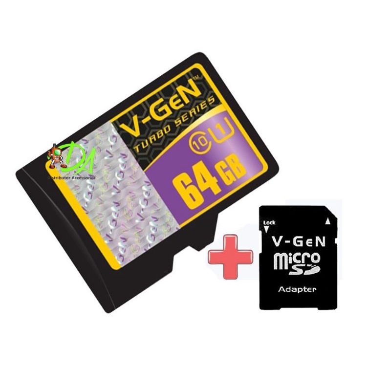 Memory Vgen Class 10 100mbps Turbo Series 8GB 16GB 32GB 64GB 128GB