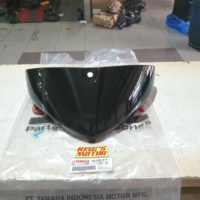 kantong / legshield / panel inner FINO KARBU HITAM (1UB-P3)