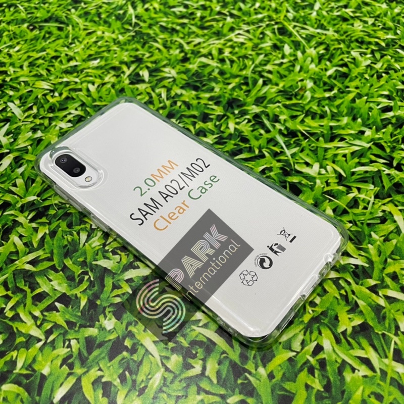 CLEAR CASE SLIM 2.0MM SAMSUNG A02/M02 SOFTCASE TPU SAMSUNG A02