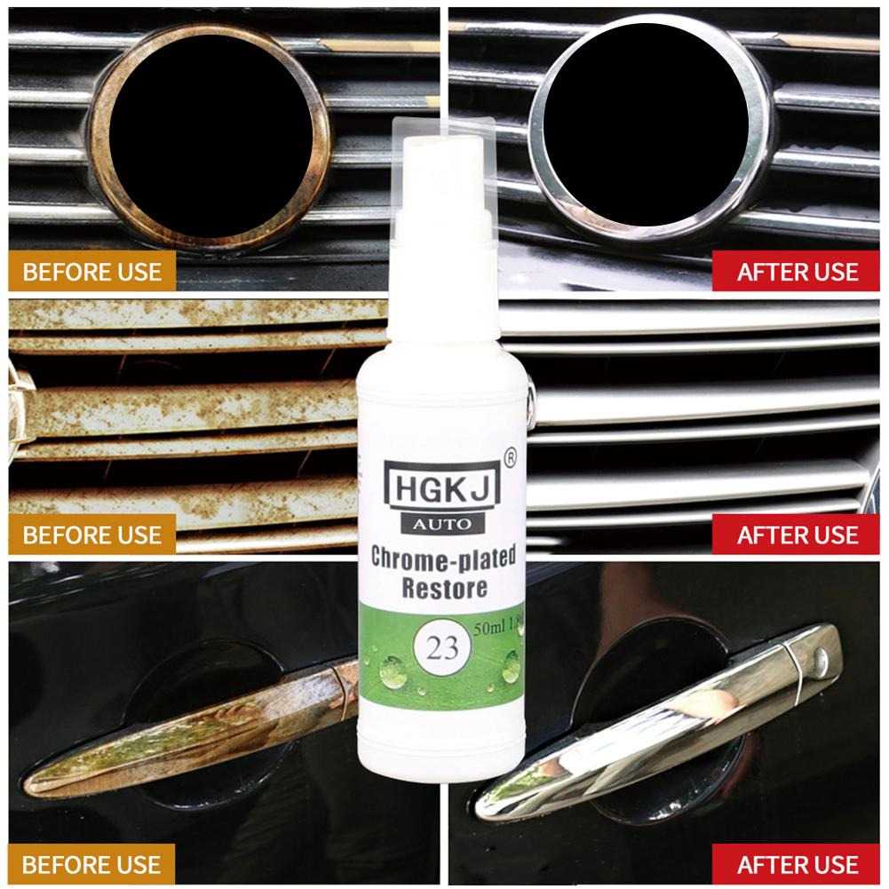 HGKJ Cairan Pembersih Karat Mobil Chrome-plated Restore 50ml - HGKJ-23-50ml