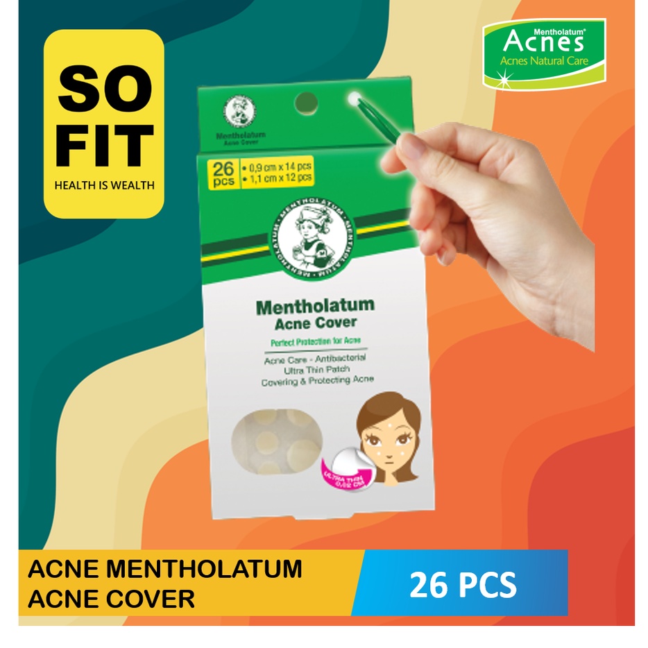 Acnes Mentholatum Acne Cover 26 Pcs / Penutup Jerawat